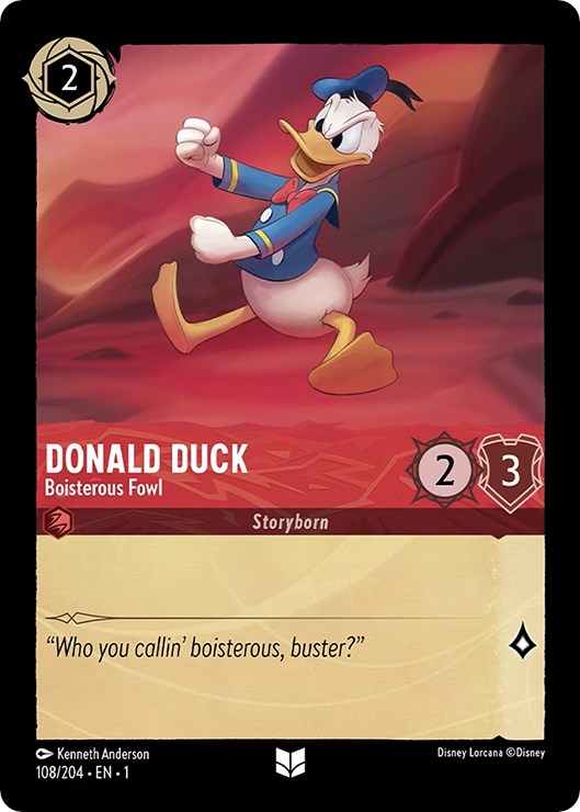 Donald Duck - Boisterous Fowl (108/204) [The First Chapter] | Red Riot Games CA