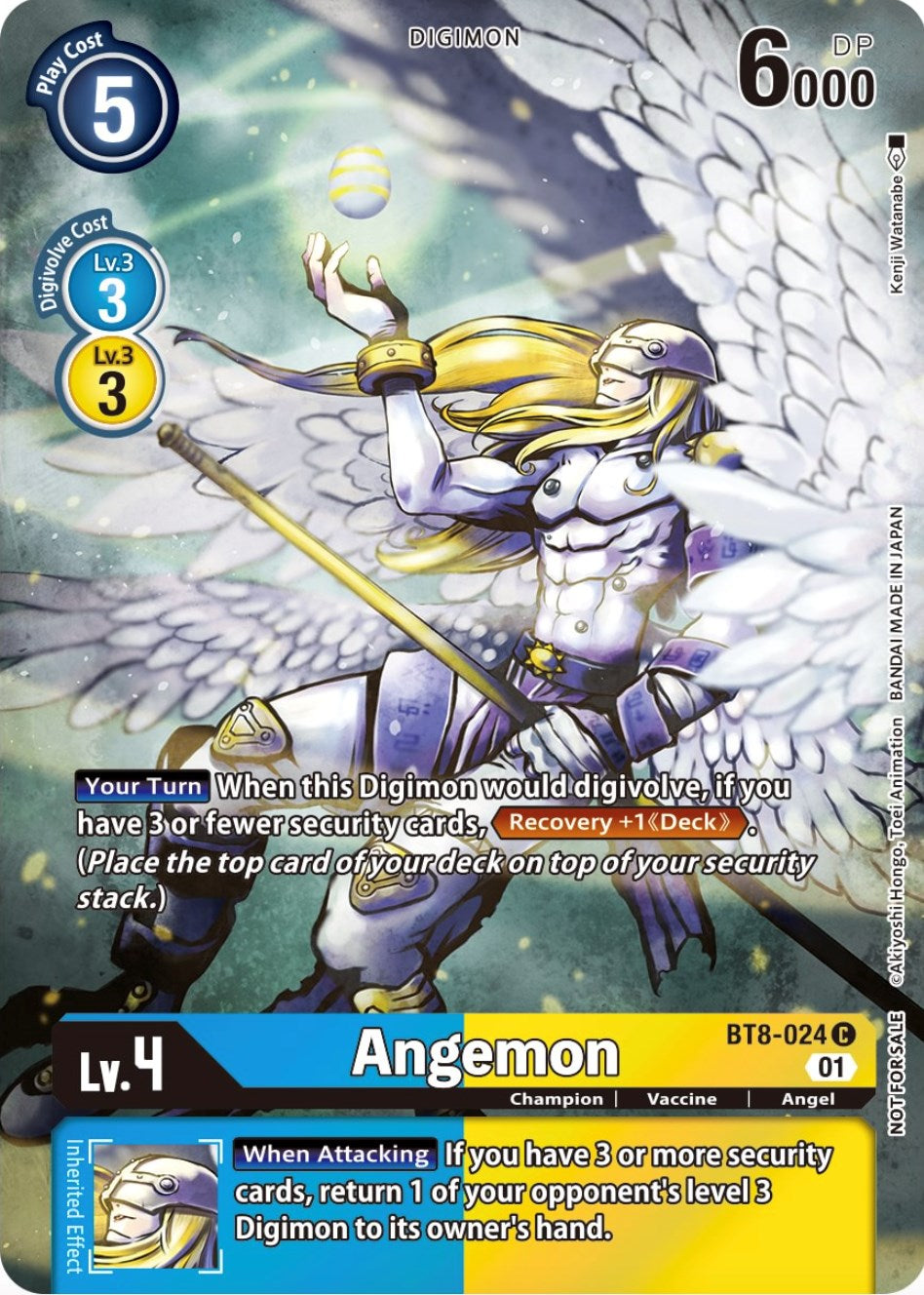 Angemon [BT8-024] (Official Tournament Pack Vol.9) [New Awakening Promos] | Red Riot Games CA