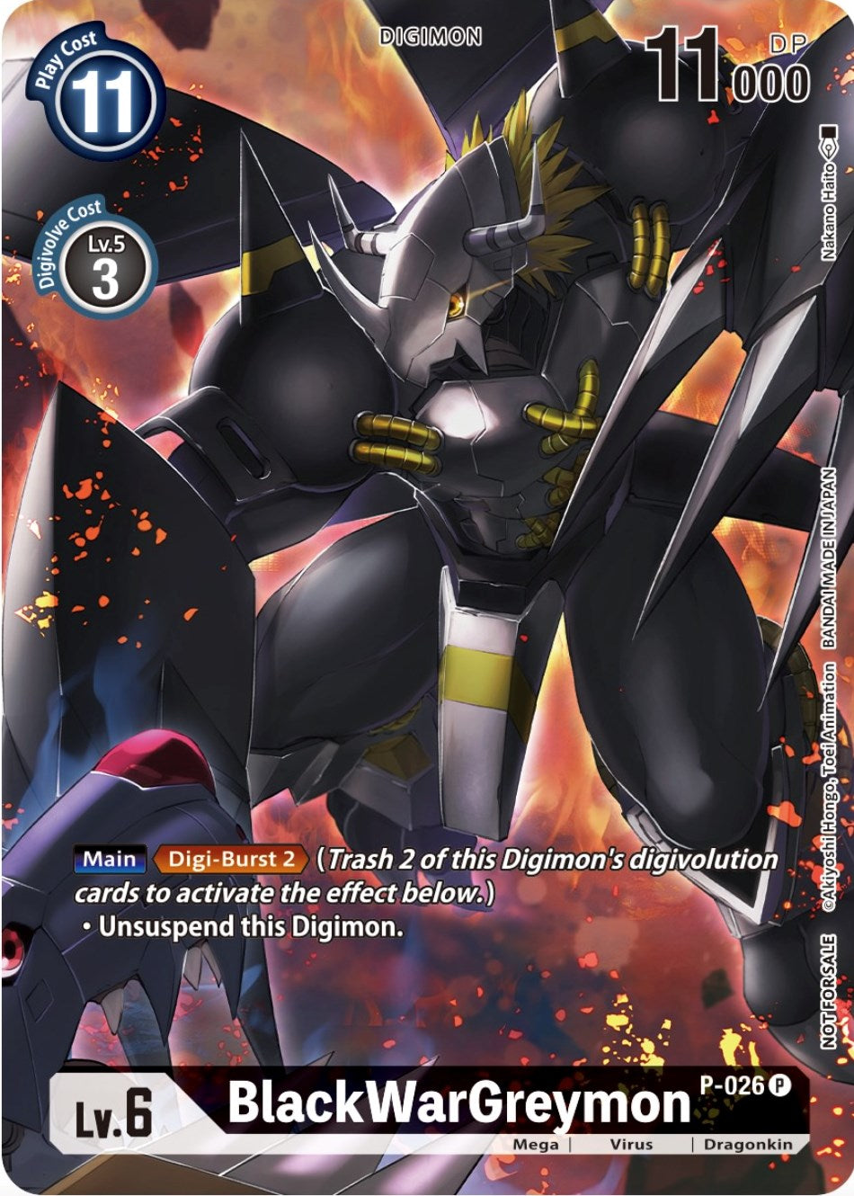 BlackWarGreymon [P-026] (Winner Pack Across Time) [Promotional Cards] | Red Riot Games CA