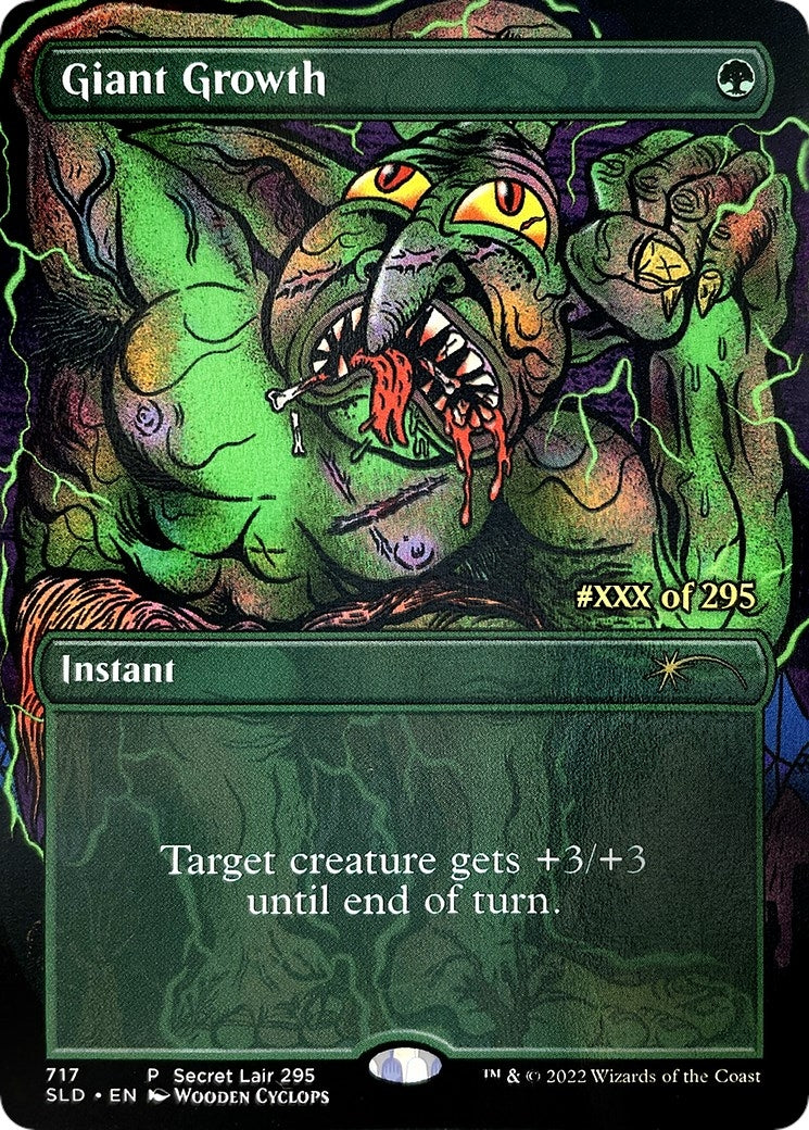 Image for Giant Growth (Serial Numbered) (717) - Magic: The Gathering