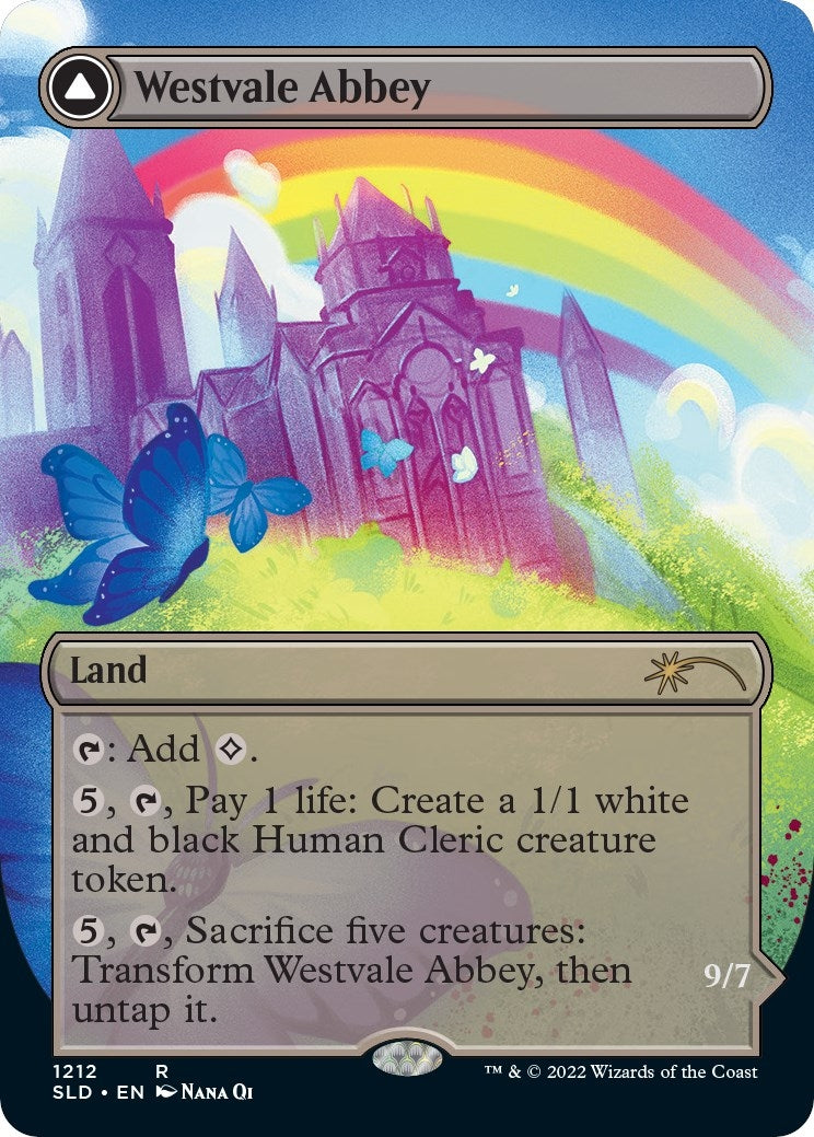 Image for Westvale Abbey (Display Commander) - Thick Stock (1212) [Secret Lair Drop Series] - Magic: The Gathering