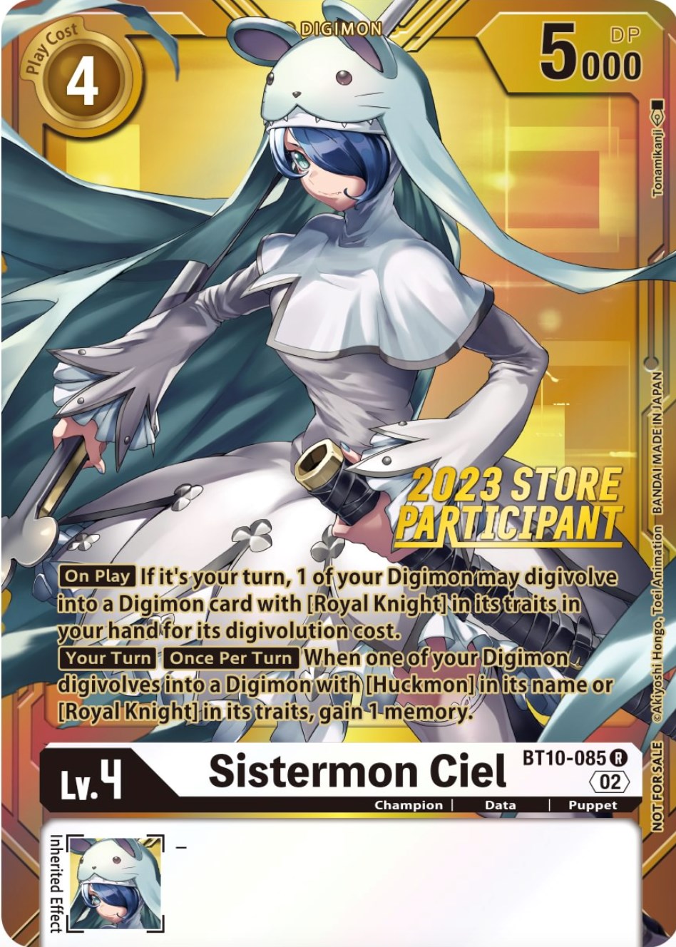 Sistermon Ciel [BT10-085] (2023 Store Participant) [Xros Encounter Promos] | Red Riot Games CA