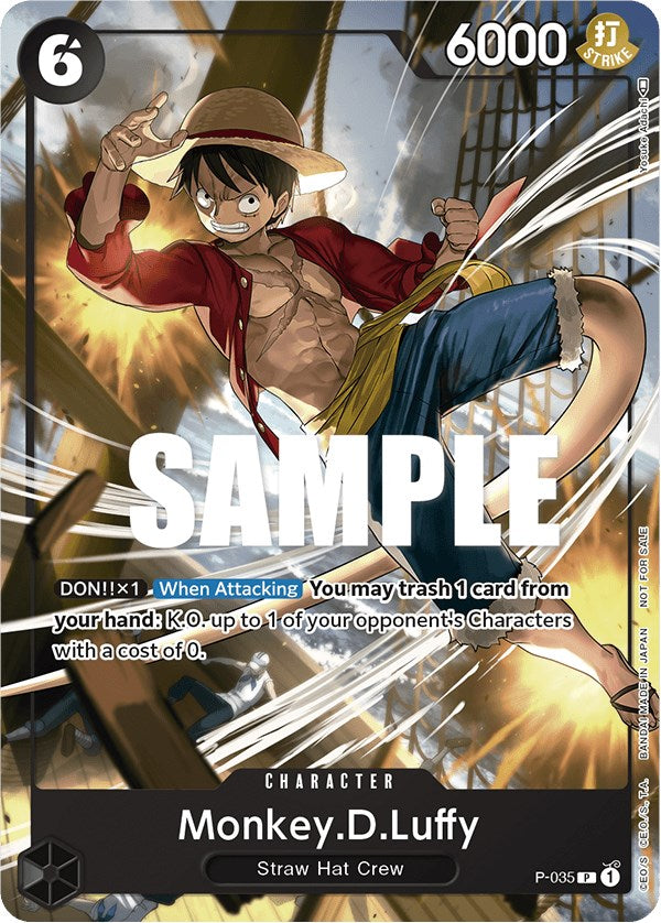 Monkey.D.Luffy (Pirates Party Vol. 3) [One Piece Promotion Cards] | Red Riot Games CA