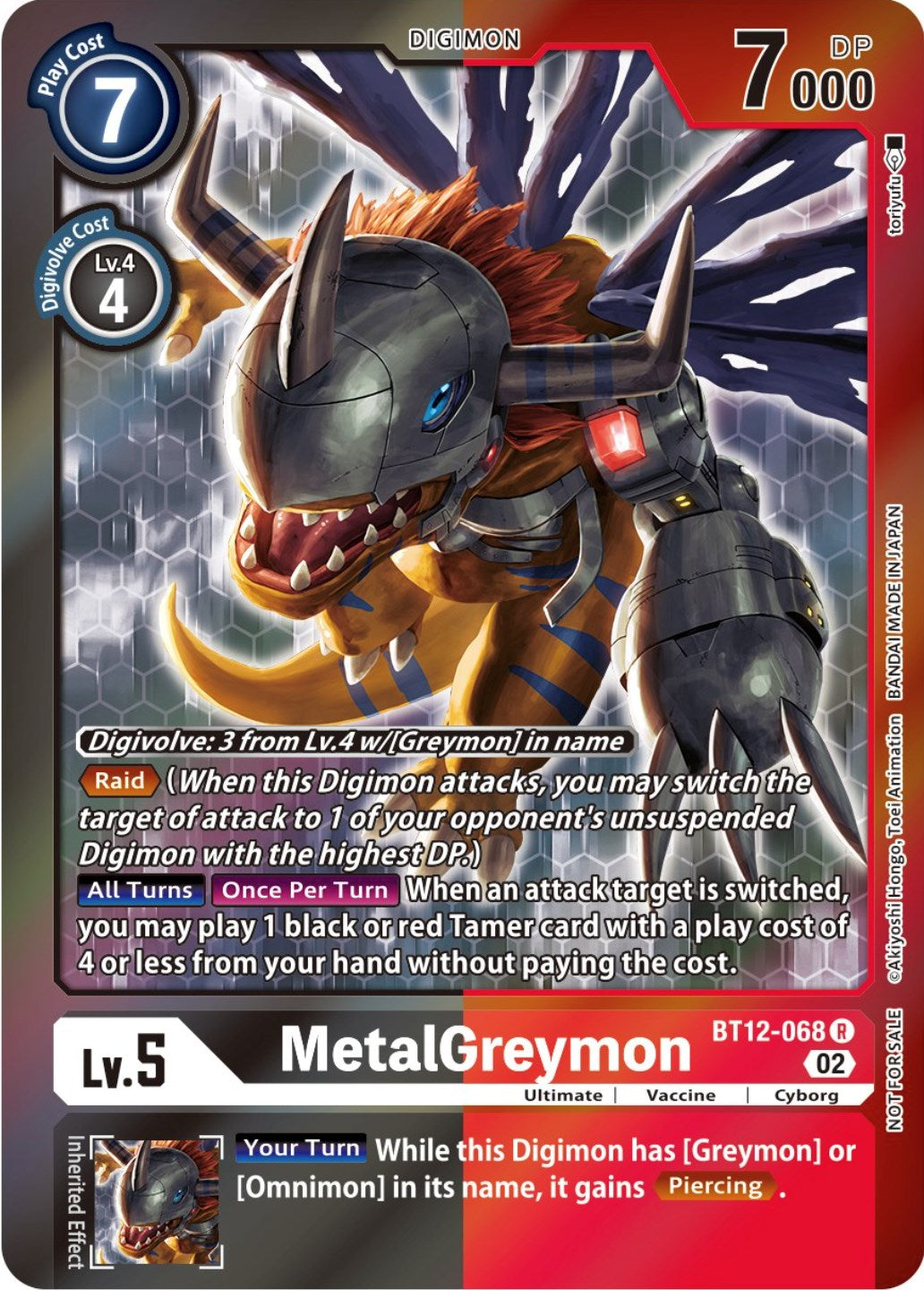 MetalGreymon [BT12-068] (Tamer Party -Special-) [Across Time Promos] | Red Riot Games CA