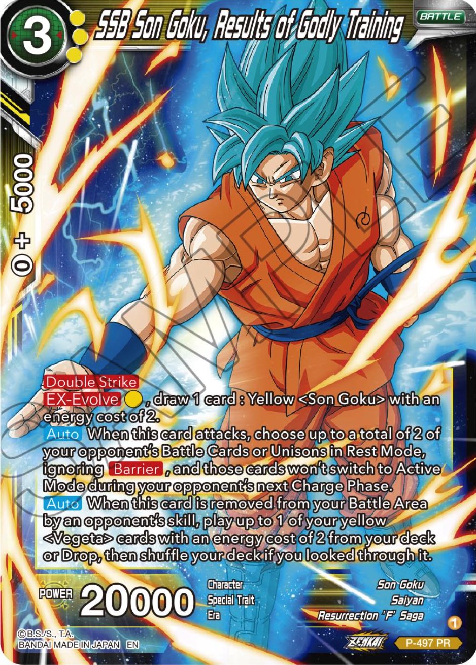 SSB Son Goku, Results of Godly Training (P-497) [Promotion Cards] | Red Riot Games CA