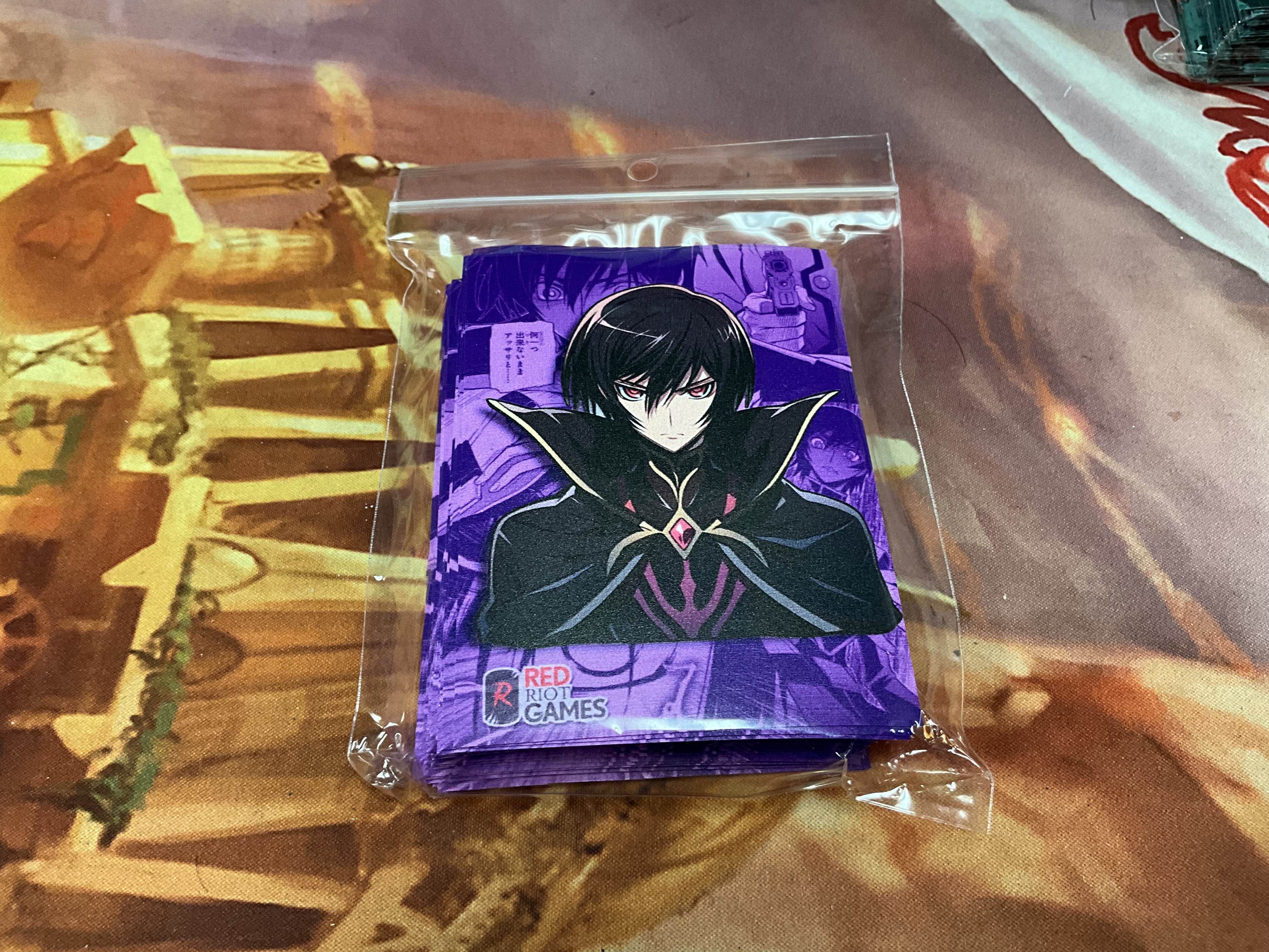Red Riot Sleeves - Lelouch Lamperouge 60ct – Red Riot Games CA