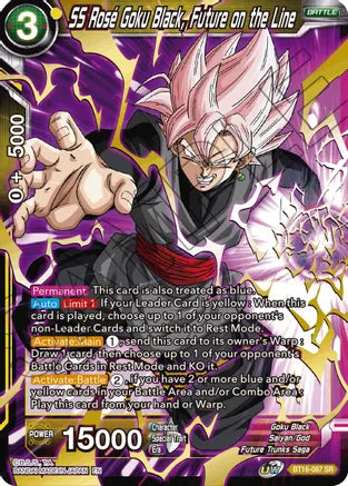SS Rose Goku Black, Future on the Line (BT16-087) [Realm of the Gods] | Red Riot Games CA