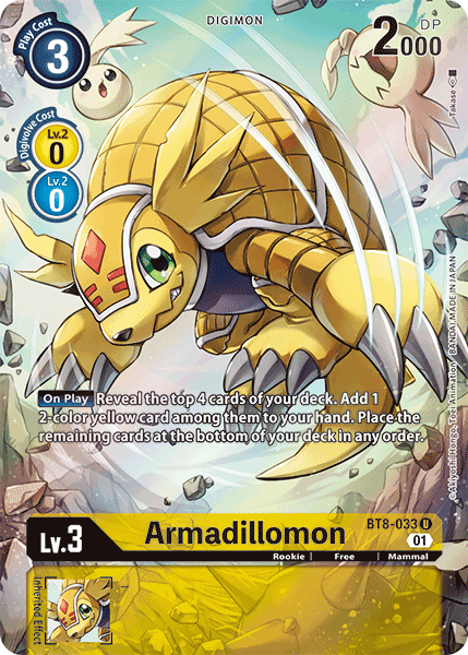 Armadillomon [BT8-033] (Alternate Art) [New Awakening] | Red Riot Games CA