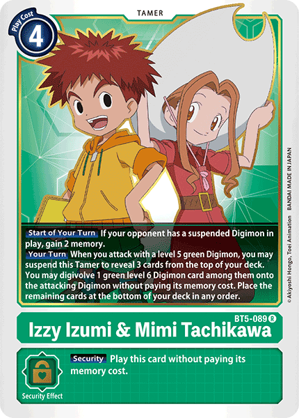 Izzy Izumi & Mimi Tachikawa [BT5-089] [Battle of Omni] | Red Riot Games CA