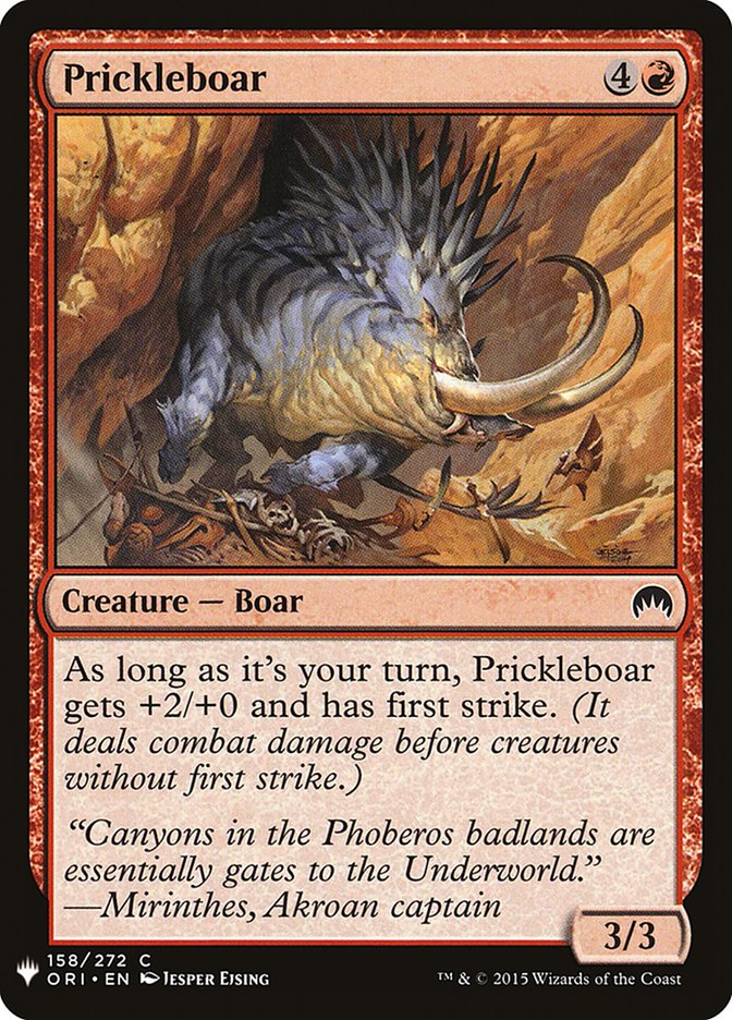 Prickleboar [Mystery Booster] | Red Riot Games CA