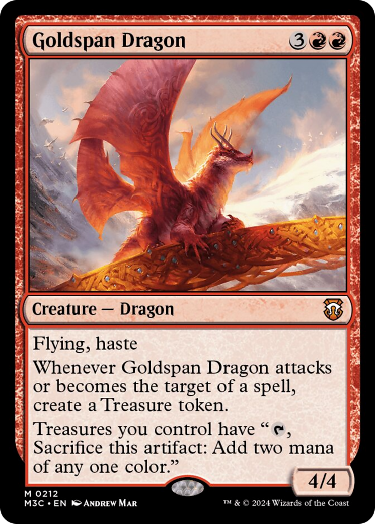 Goldspan Dragon [Modern Horizons 3 Commander] | Red Riot Games CA