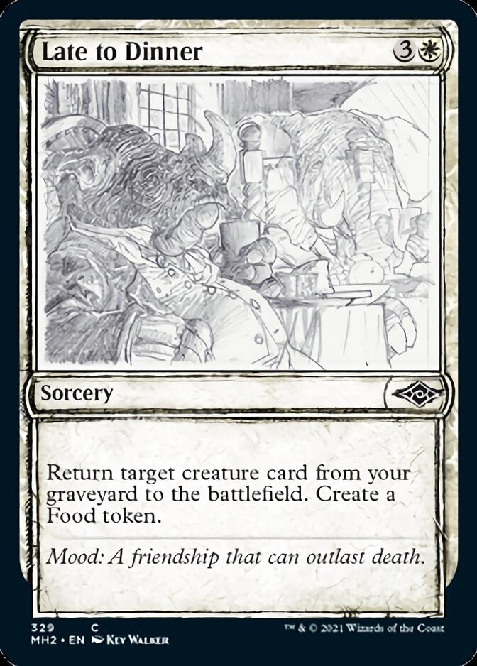 Late to Dinner (Sketch) [Modern Horizons 2] | Red Riot Games CA