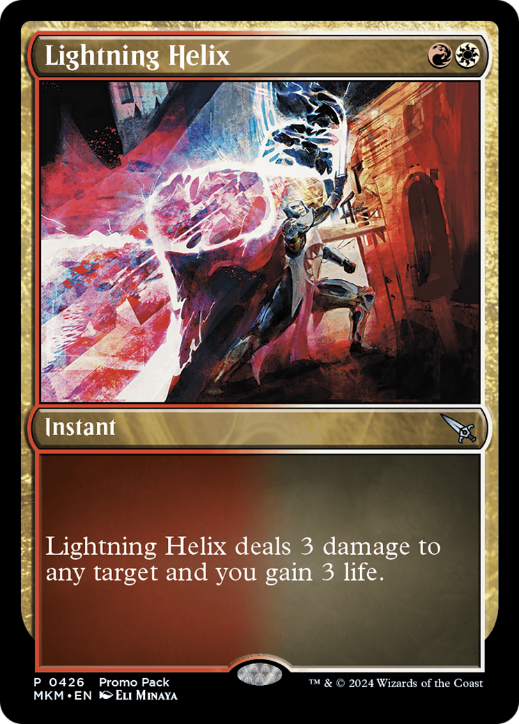 Lightning Helix (Promo Pack) [Murders at Karlov Manor Promos] | Red Riot Games CA