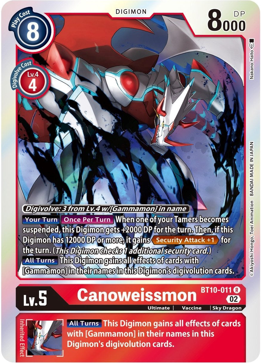 Canoweissmon [BT10-011] [Xros Encounter] | Red Riot Games CA