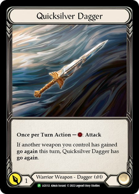 Quicksilver Dagger [LGS112] (Dynasty)  Cold Foil | Red Riot Games CA