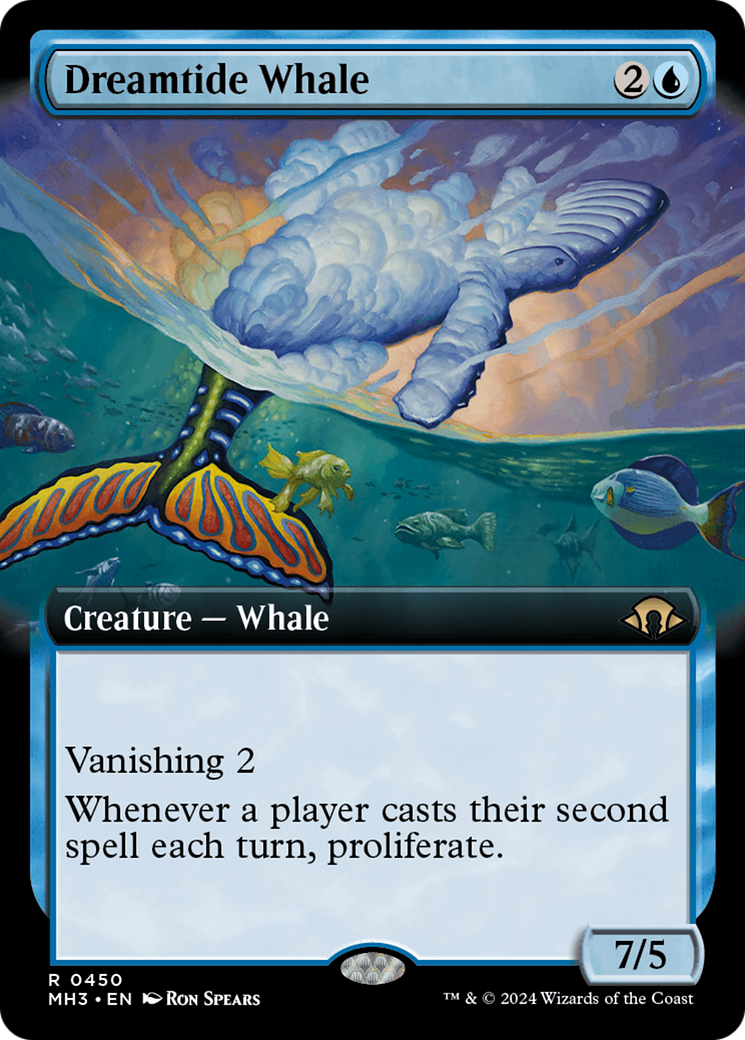 Dreamtide Whale (Extended Art) [Modern Horizons 3] | Red Riot Games CA