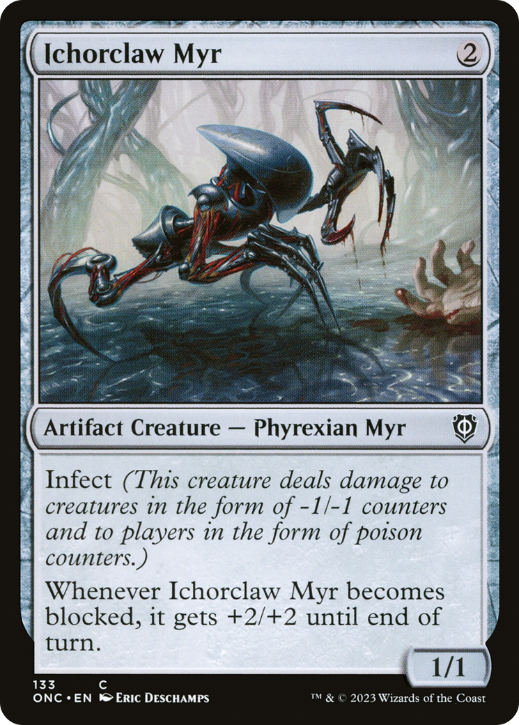 Ichorclaw Myr [Phyrexia: All Will Be One Commander] | Red Riot Games CA