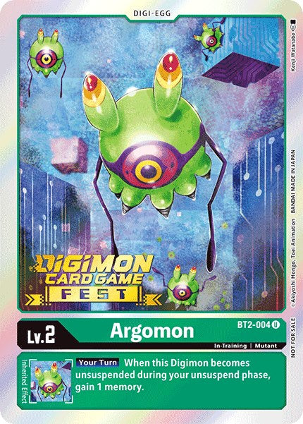 Argomon [BT2-004] (Digimon Card Game Fest 2022) [Release Special Booster Promos] | Red Riot Games CA