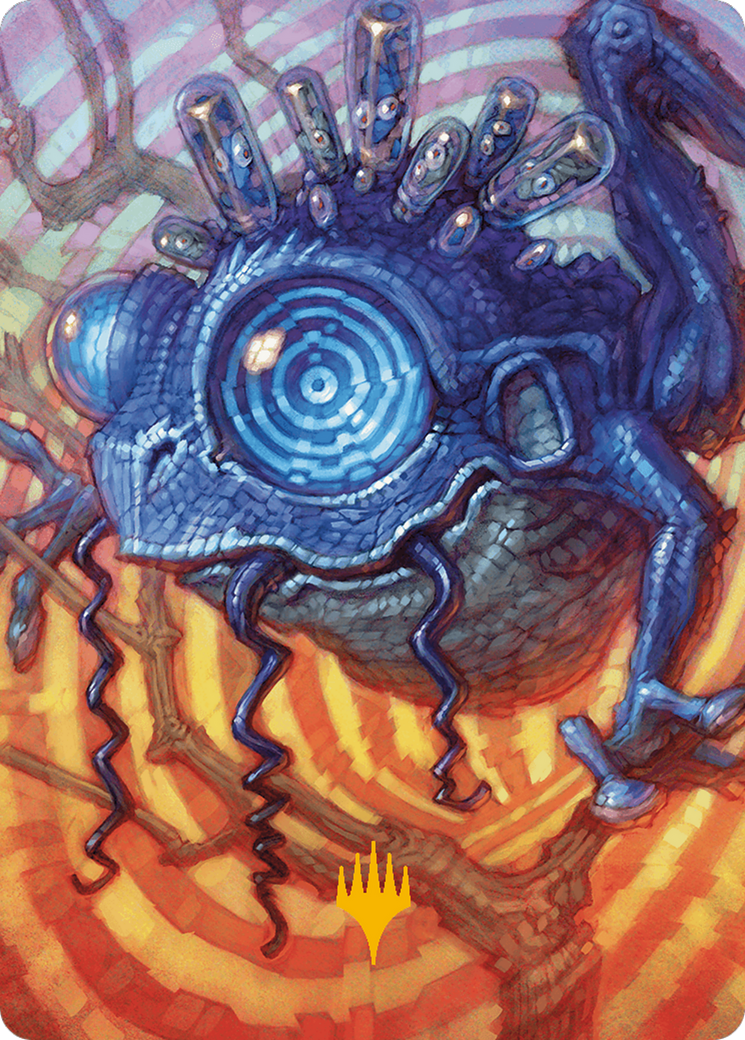 Psychic Frog Art Card (Gold-Stamped Planeswalker Symbol) [Modern Horizons 3 Art Series] | Red Riot Games CA