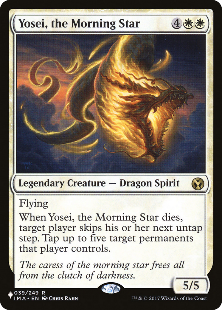 Yosei, the Morning Star [The List Reprints] | Red Riot Games CA