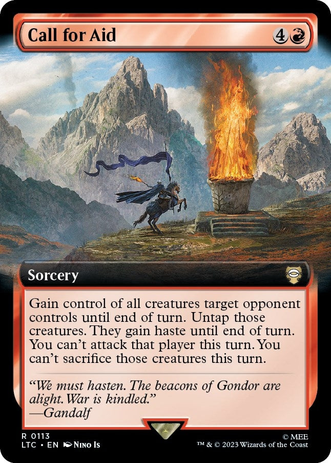 Image for Call for Aid (Extended Art) (113) [LTC]