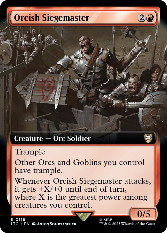 Image for Orcish Siegemaster (Extended Art) (116) [LTC]