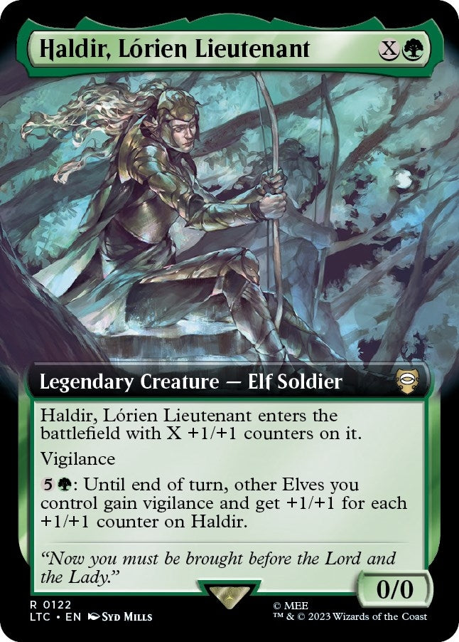 Image for Haldir, Lorien Lieutenant (Extended Art) (122) [LTC]