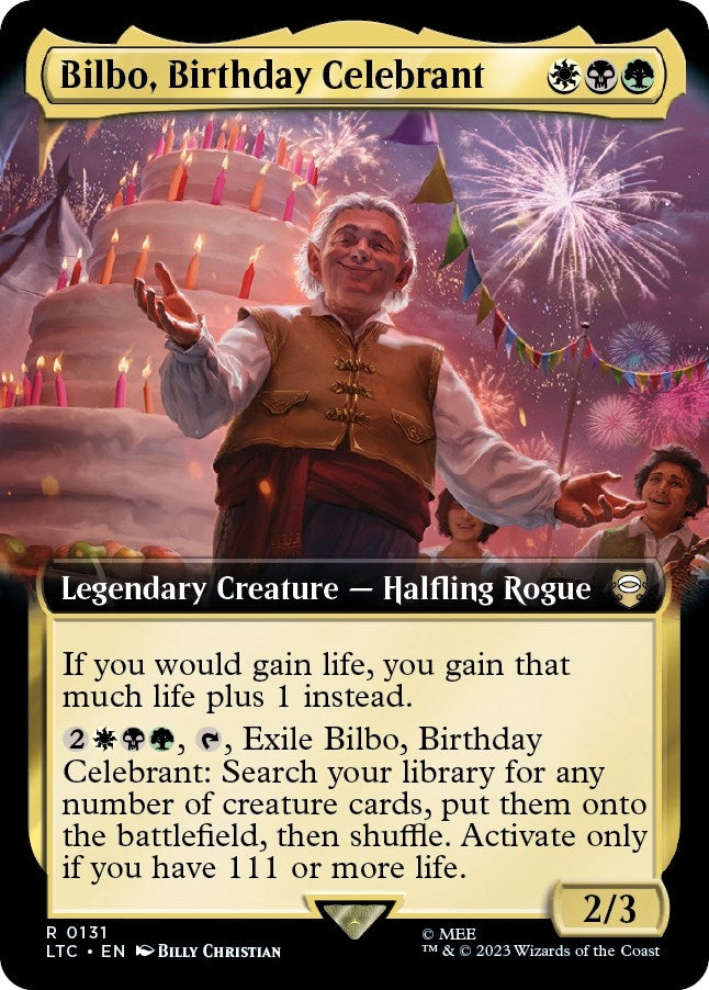 Image for Bilbo, Birthday Celebrant (Extended Art) (131) [LTC]