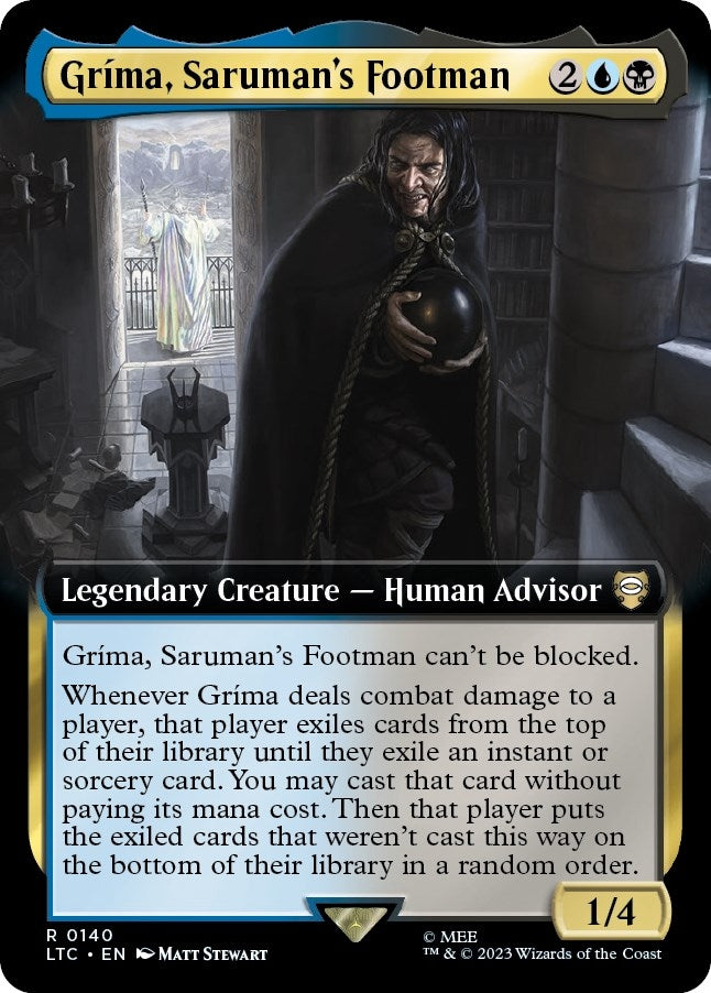 Image for Grima, Saruman's Footman (Extended Art) (140) [LTC]