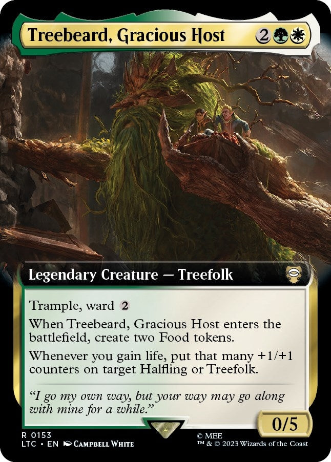Image for Treebeard, Gracious Host (Extended Art) (153) [LTC]