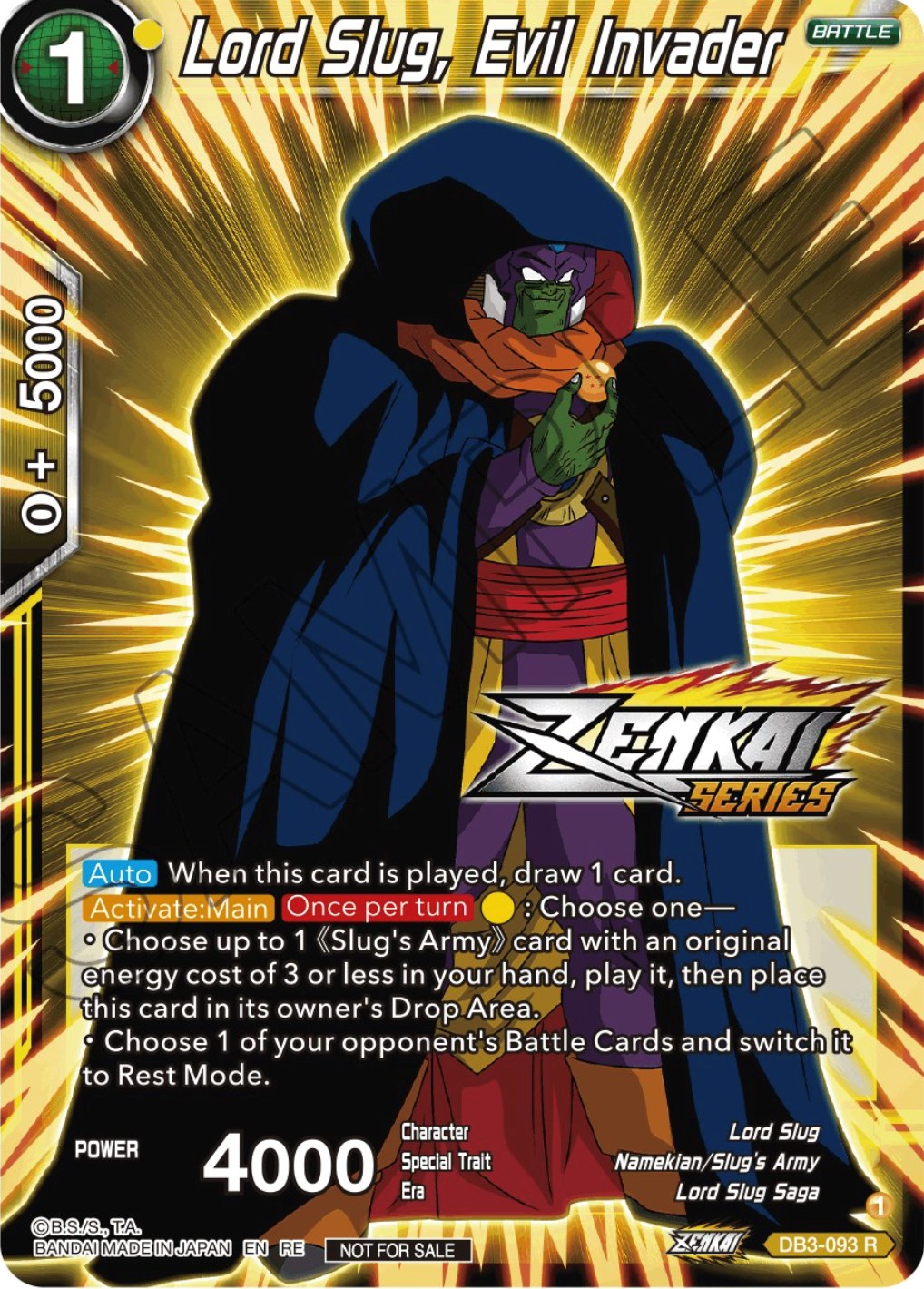 Lord Slug, Evil Invader (Event Pack 12) (DB3-093) [Tournament Promotion Cards] | Red Riot Games CA