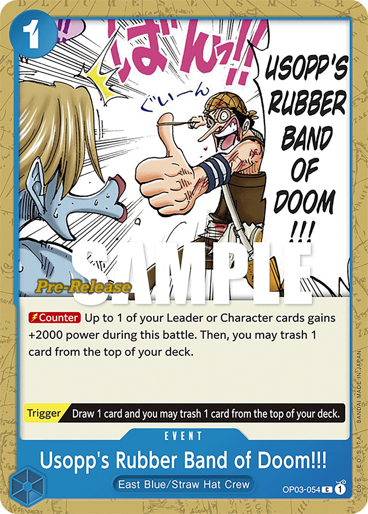 Image for Usopp's Rubber Band of Doom!!! (3054) (OP03 PRE)