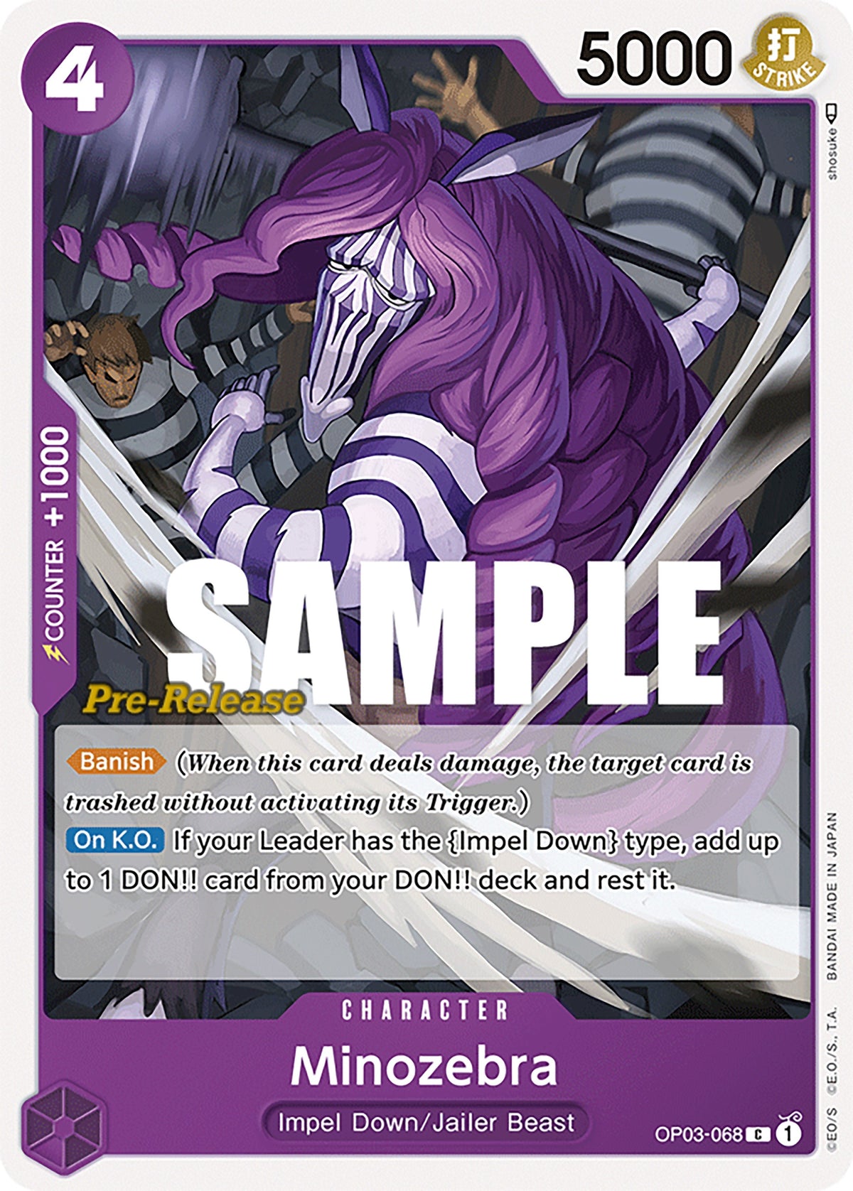 Image for Minozebra [Pillars of Strength Pre-Release Cards]