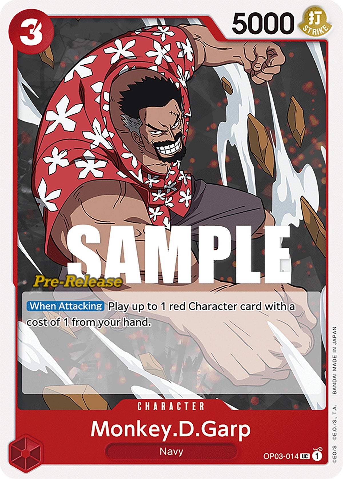 Image for Monkey.D.Garp [Pillars of Strength Pre-Release Cards]
