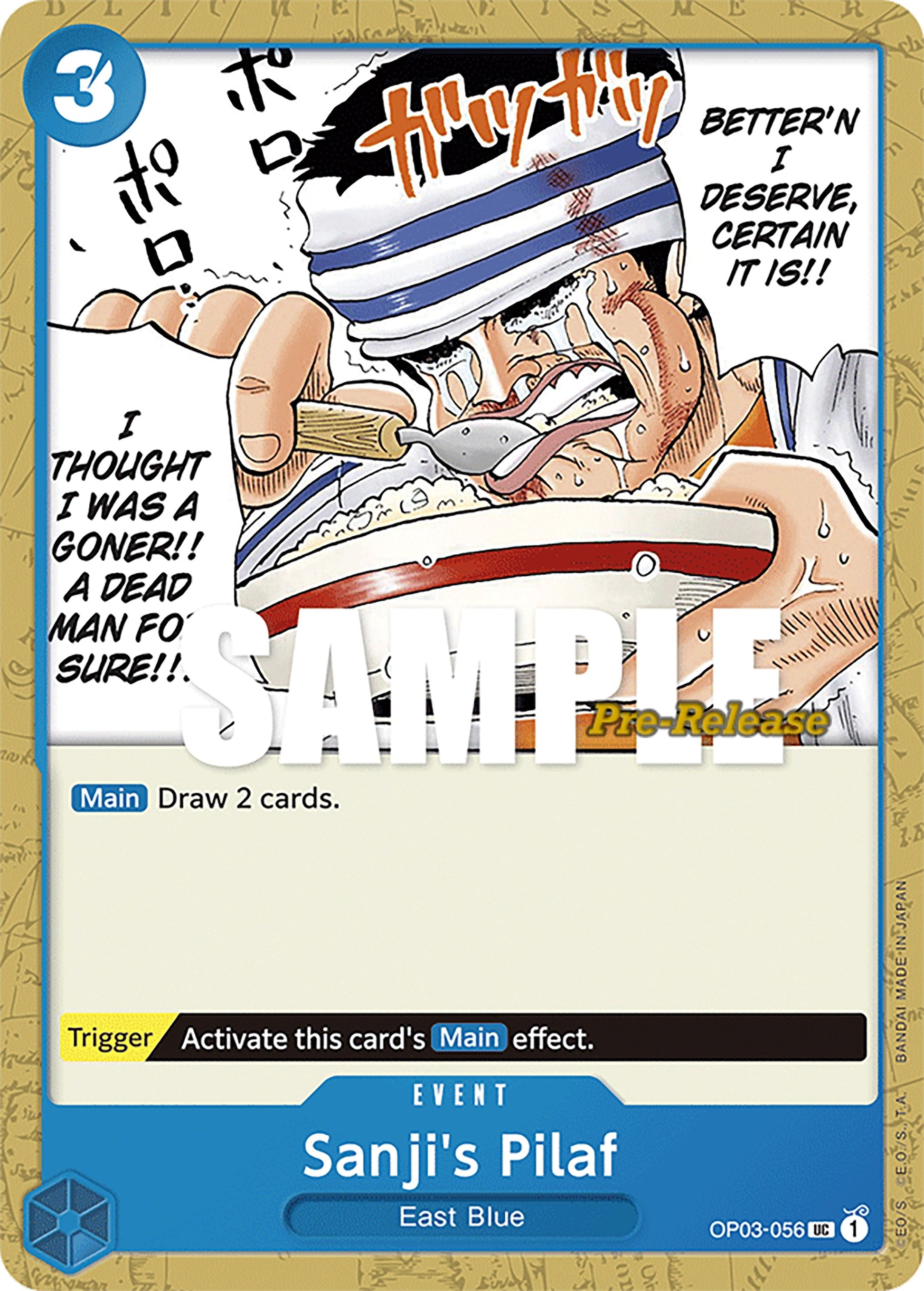 Image for Sanji's Pilaf [Pillars of Strength Pre-Release Cards]