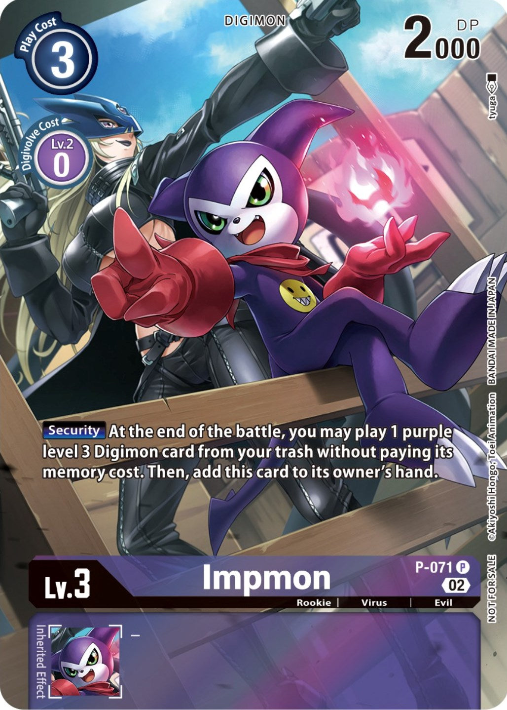 Impmon [P-071] (Official Tournament Pack Vol. 10) [Promotional Cards] | Red Riot Games CA