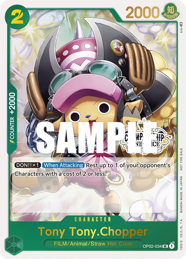 Tony Tony.Chopper (Store Championship Participation Pack) [One Piece Promotion Cards] | Red Riot Games CA