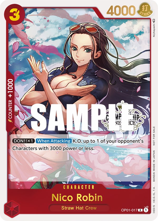 Nico Robin (Store Championship Participation Pack) [One Piece Promotion Cards] | Red Riot Games CA