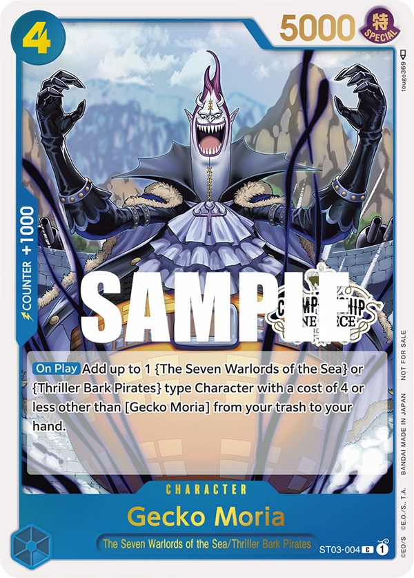 Gecko Moria (Store Championship Participation Pack) [One Piece Promotion Cards] | Red Riot Games CA