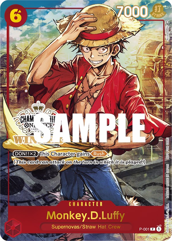 Monkey.D.Luffy (Store Championship Trophy Card) [One Piece Promotion Cards] | Red Riot Games CA