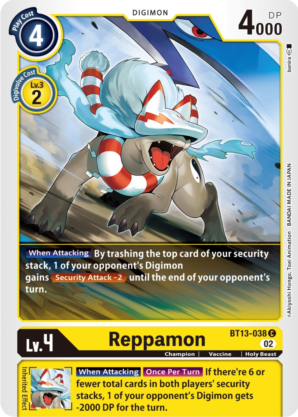 Reppamon [BT13-038] [Versus Royal Knights Booster] | Red Riot Games CA