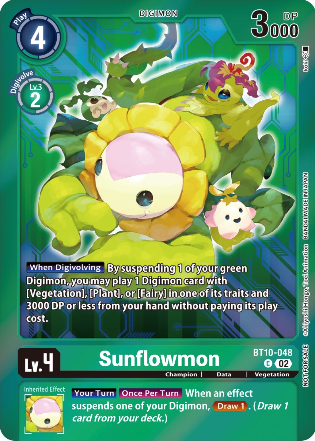 Sunflowmon [BT10-048] (Event Pack 5) [Xros Encounter Promos] | Red Riot Games CA