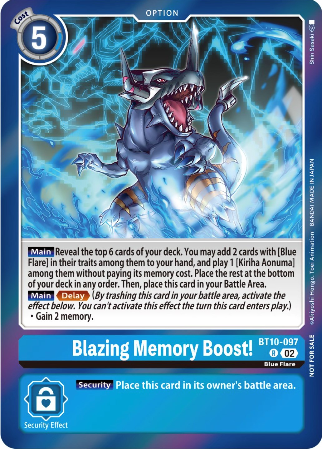 Blazing Memory Boost! [BT10-097] (Event Pack 5) [Xros Encounter Promos] | Red Riot Games CA
