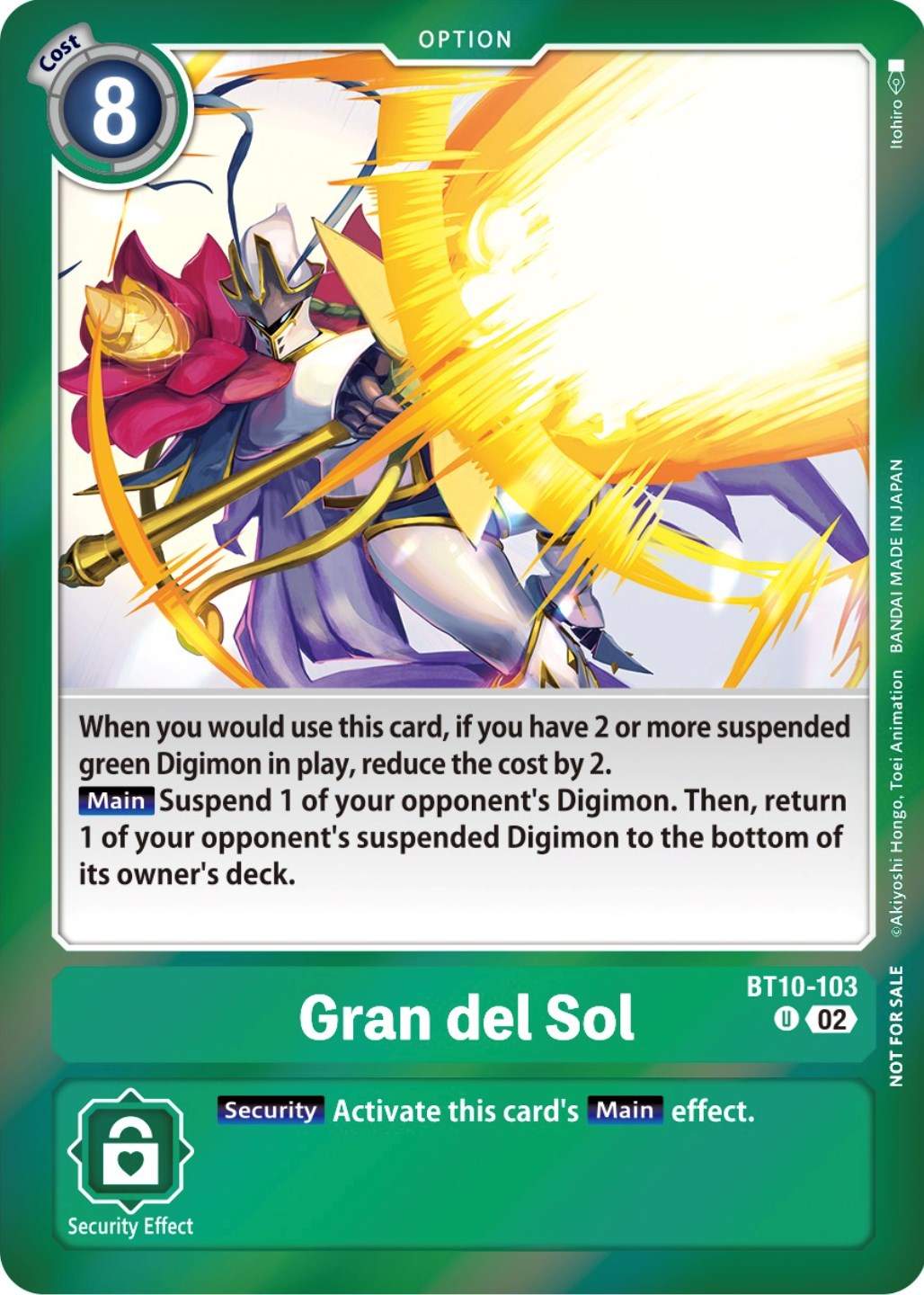 Gran del Sol [BT10-103] (Event Pack 5) [Xros Encounter Promos] | Red Riot Games CA