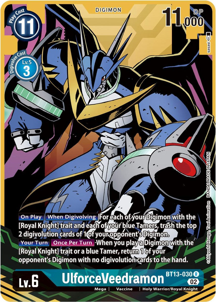 UlforceVeedramon [BT13-030] (Alternate Art) [Versus Royal Knights Booster]