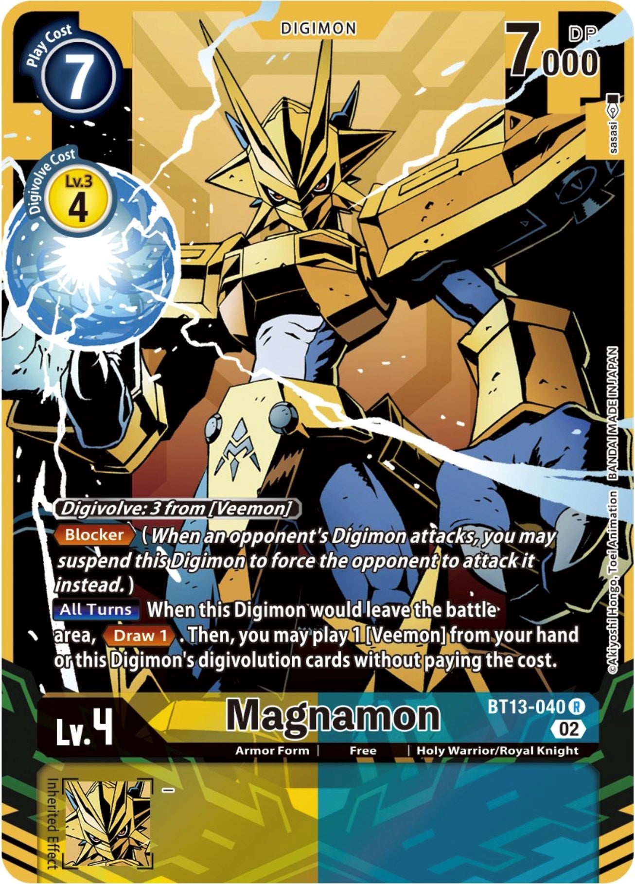 Magnamon [BT13-040] (Alternate Art) [Versus Royal Knights Booster] | Red Riot Games CA