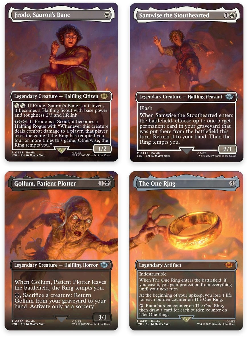 Image for Mount Doom Scene [Set of 4] (448-451) [LTR]