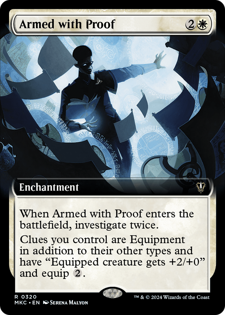 Armed with Proof (Extended Art) [Murders at Karlov Manor Commander] | Red Riot Games CA