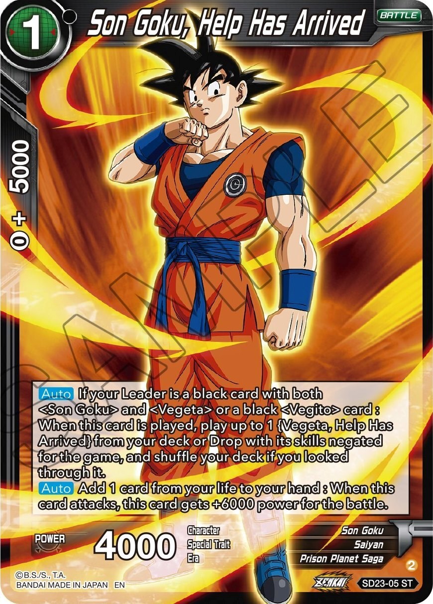 Son Goku, Help Has Arrived (SD23-05) [Critical Blow] | Red Riot Games CA