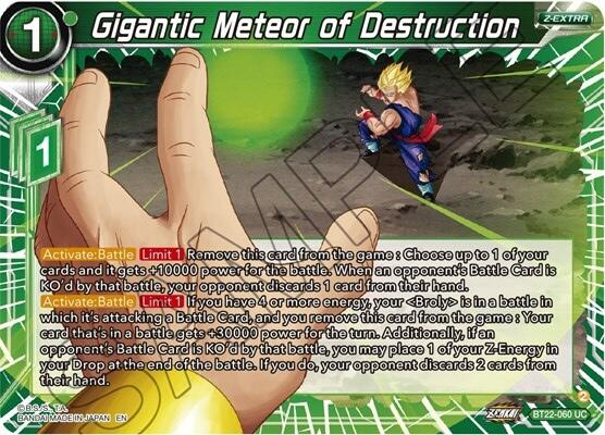 Gigantic Meteor of Destruction (BT22-060) [Critical Blow] | Red Riot Games CA